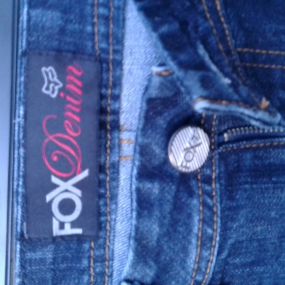 Women's denim jeans brand is Fox size 3 big Bell great condition - Picture 4 of 13
